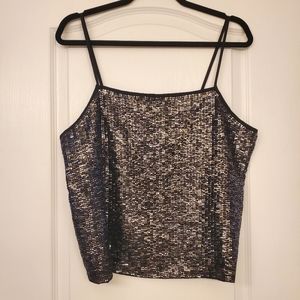 Sequin Crop